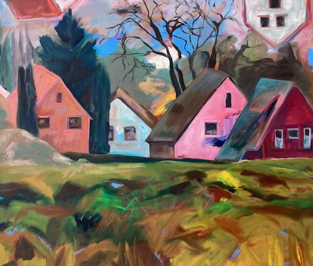 Hochdahl 70/80 cm - Öl/Leinwand