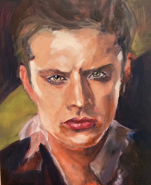 Junger Mann - 60/50  cm- Öl/Leinwand