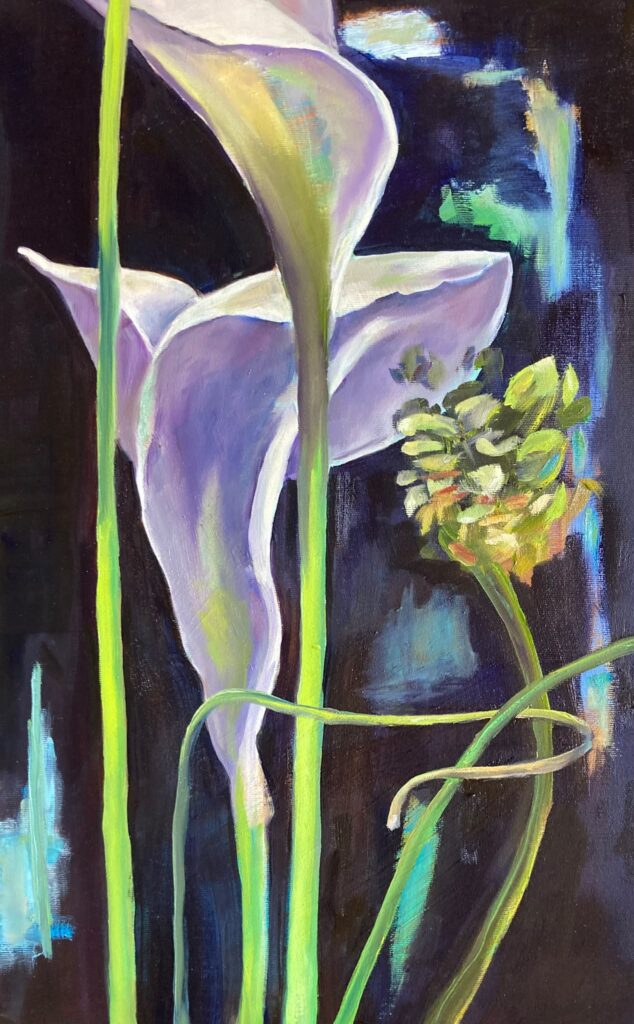 F12 Calla 38x62 Öl/Lw 500€